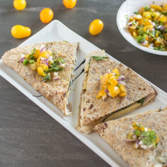 5-Minute Chicken Quesadilla