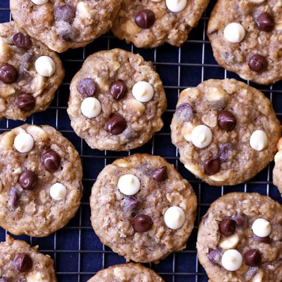Double Chocolate Oatmeal Cookies