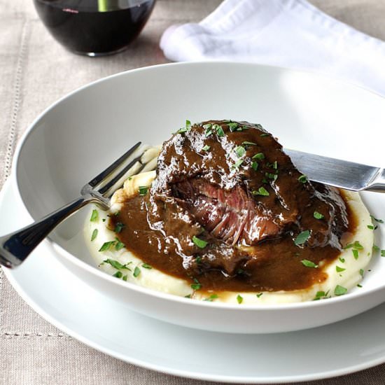 Beef Cheeks in Red Wine Sauce