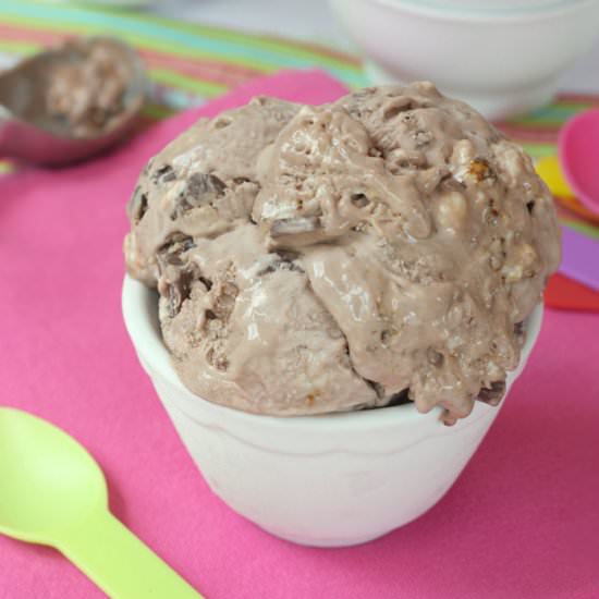 Marshmallow Brownie Chunk Ice Cream