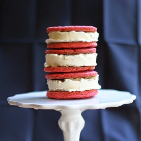 Red Velvet Ice Cream Sammies