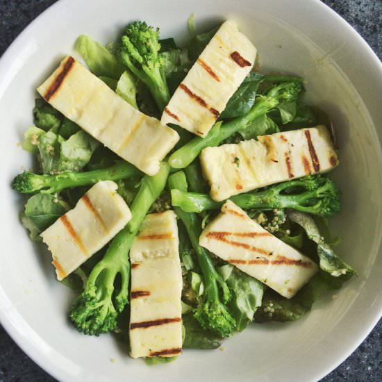 Grilled Halloumi Salad