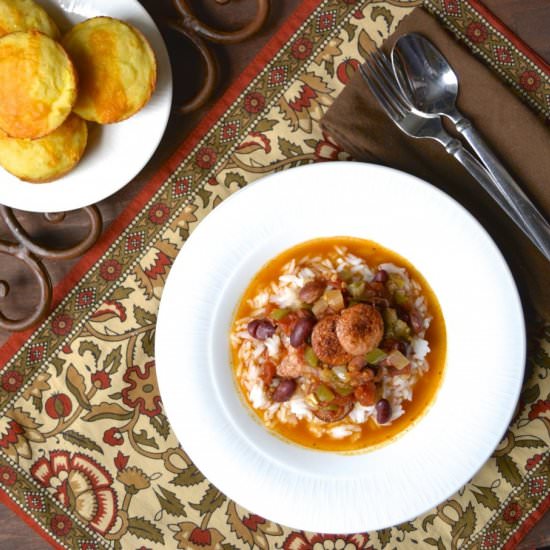 Andouille Sausage and Red Beans