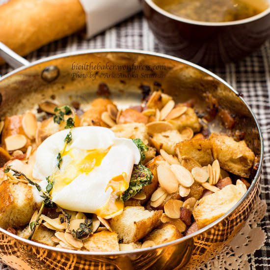 Breakfast: Deconstructed Sandwich