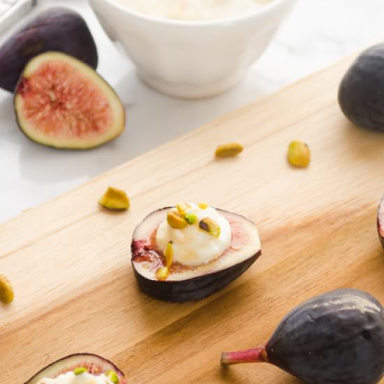 Fresh Figs with Honey Sherry Glaze