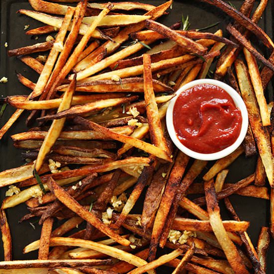 Crispy Baked Matchstick Fries