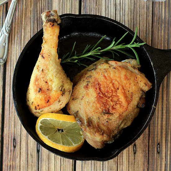 Lemon Rosemary Baked Chicken