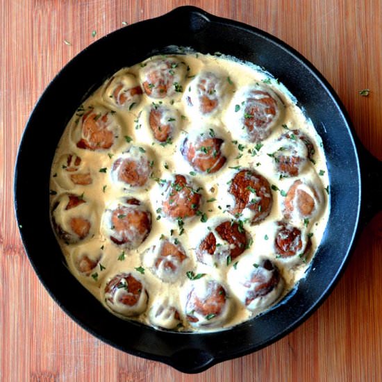 Vegan Mushroom Stroganoff
