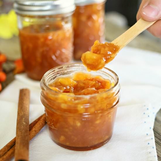 Cinnamon Peach Jam