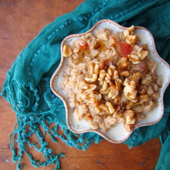 Banana Plum Oatmeal