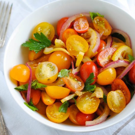 Tomato & Roasted Lemon Salad