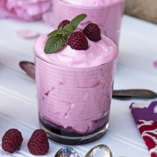 Fresh Raspberry Mousse