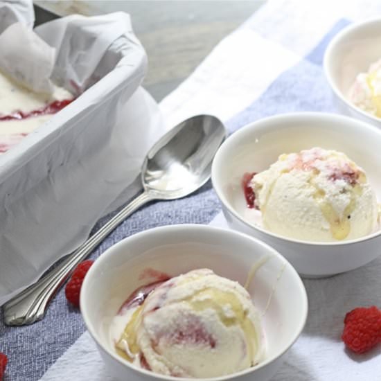 Honey Vanilla Bean Ice Cream