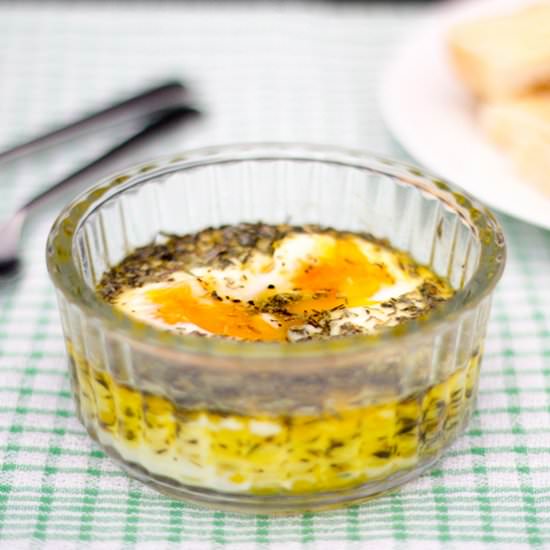 Thyme Baked Eggs