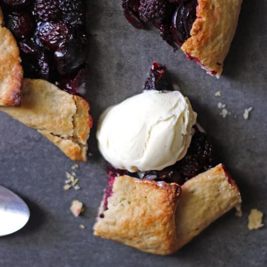 Blackberry Cherry Galette