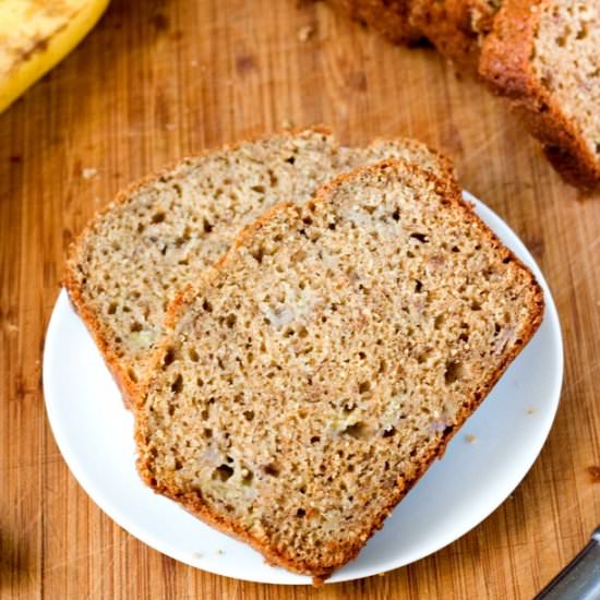 Whole Wheat Yogurt Banana Bread