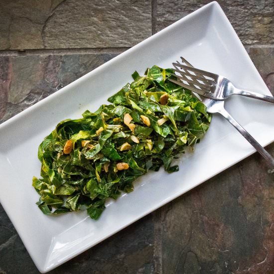 Orange Collard Greens