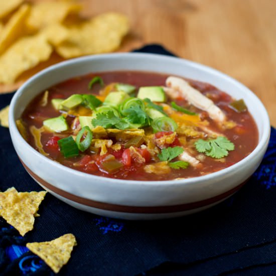 Easy Chicken Tortilla Soup