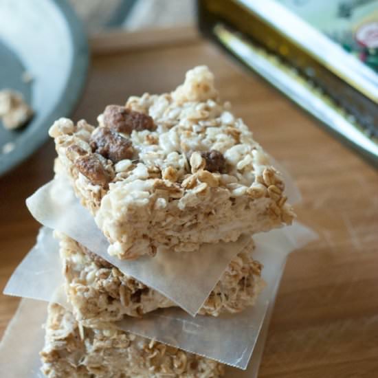 Maple Granola Rice Krispie Treats