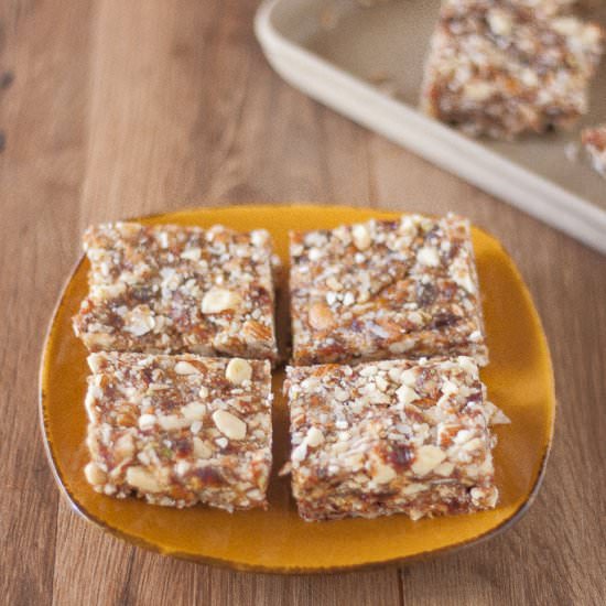 Coconut Almond Energy Bars