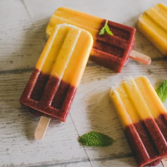 Mango Paradise Ice Pops