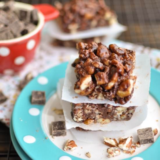 Dark Chocolate Pecan Treats