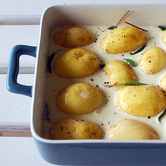 Baked potatoes