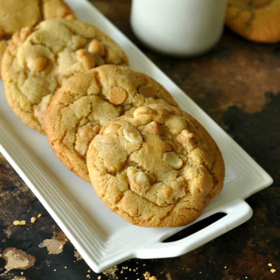 Peanut Butter Macadamia Nut Cookies