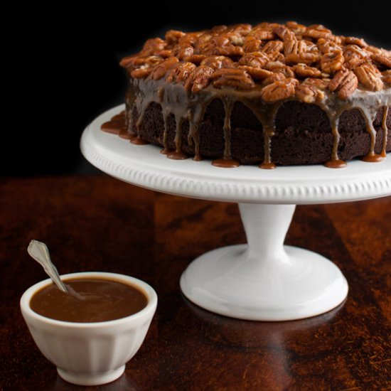 salted caramel chocolate cake