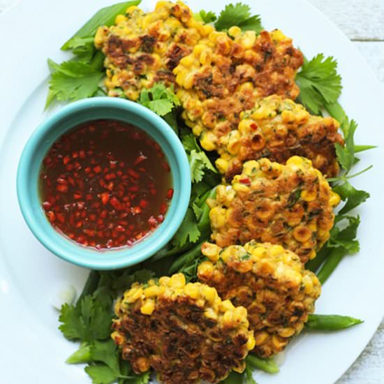 Coriander Sweetcorn Fritters