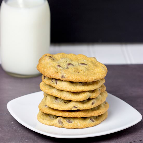 Soft + Chewy Chocolate Chip Cookies