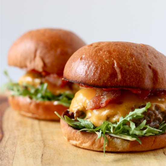 Bacon cheeseburgers