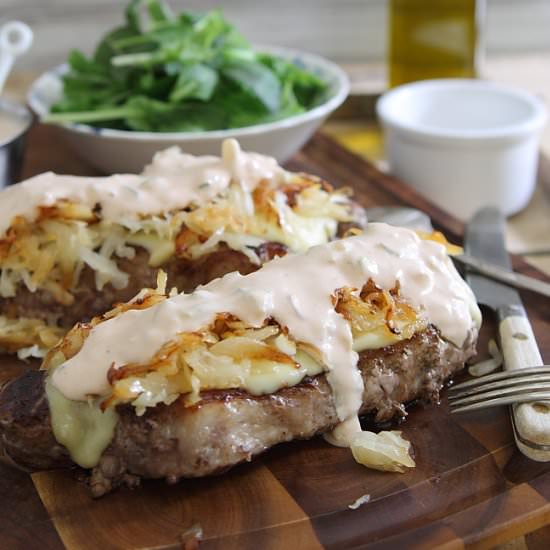 Reuben Strip Steak