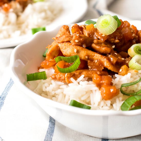 Quick Apricot Chicken