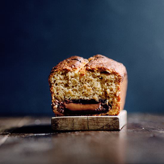 Banana Bread with Nutella
