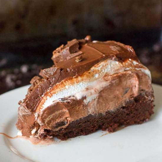 Mississippi Mud Pie Ice Cream Cake