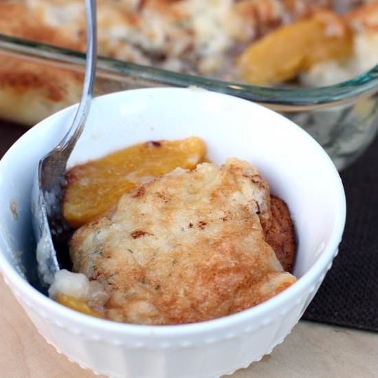 Best and Easiest Peach Cobbler