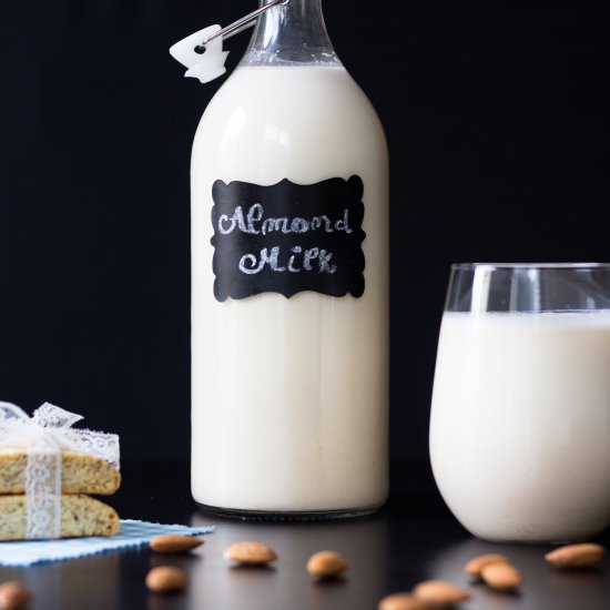 Homemade Almond Milk