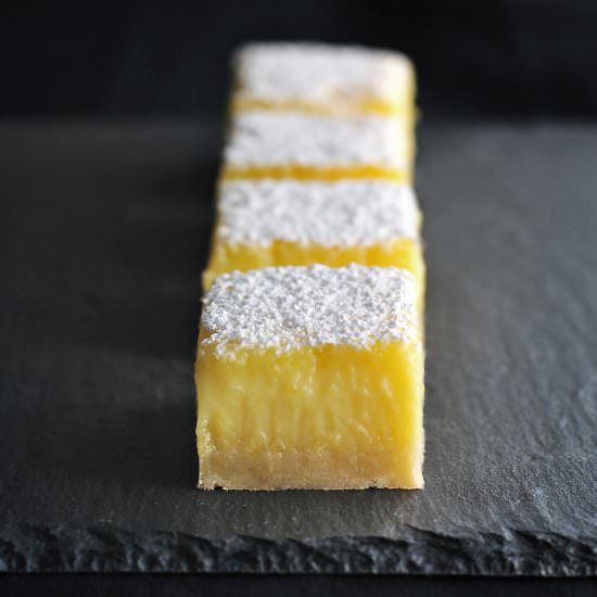 Lavender Shortbread Lemon Bars