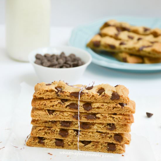 Chocolate Chip Cookie Sticks