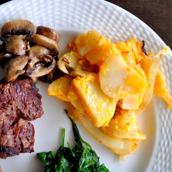 Easy Grilled Potato Casserole