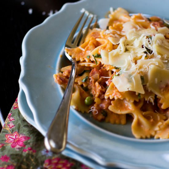 Farfalle a la Vodka