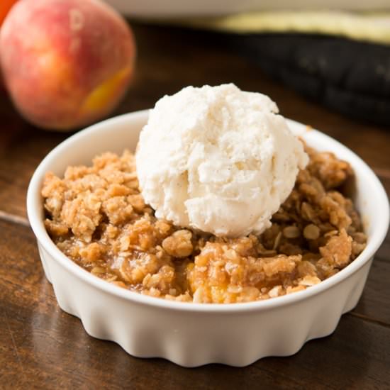 Easy Peach Crisp