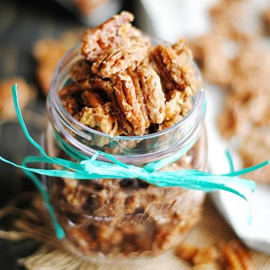 Maple Glazed Pecans