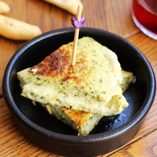 Courgette and Cheese Frittata