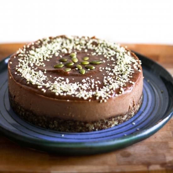 Raw Vegan Chocolate Cake