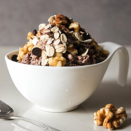 Brownie Batter Overnight Oats