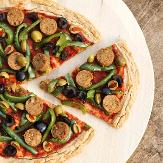 4 Step Gluten-free Pizza Crust