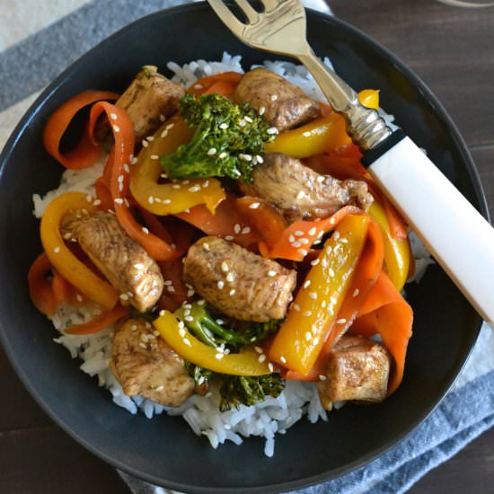 5-Spice Chicken w/ Veggie Stir Fry