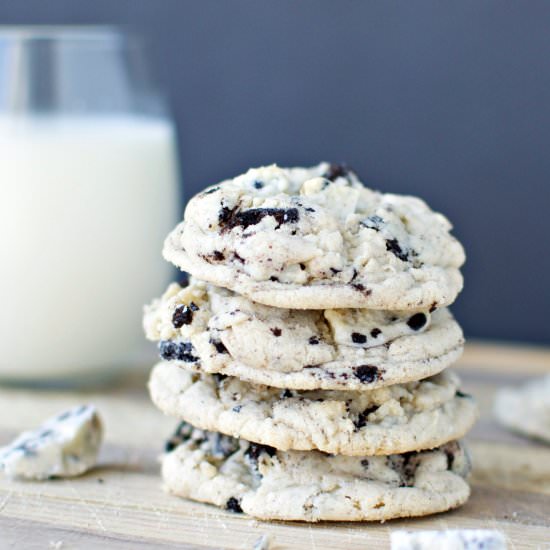 Cookies n’ Creme Pudding Cookies